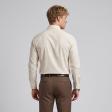 Self Design Cream Shirt : Slim