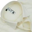 Self Design Cream Shirt : Slim