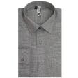 Self Design Dark Gray Shirt : Slim
