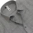 Self Design Dark Gray Shirt : Slim