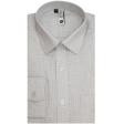 Self Design Light Gray Shirt : Slim