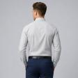 Self Design Light Gray Shirt : Slim