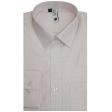 Self Design Peach Shirt : Slim