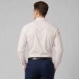 Self Design Peach Shirt : Slim