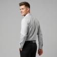 Self Design Gray Shirt : Slim