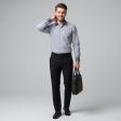 Checks Gray Shirt : Business
