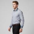 Checks Gray Shirt : Business