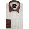 Checks Fawn Shirt : Business