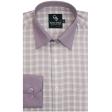 Checks Peach Shirt : Business