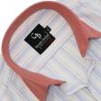 Stripes Peach Shirt : Business