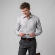 Stripes Navy Blue Shirt : Business