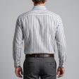 Stripes Navy Blue Shirt : Business