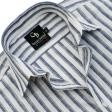 Stripes Navy Blue Shirt : Business