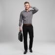 Plain Dark Gray Shirt : Business