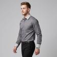 Plain Dark Gray Shirt : Business