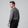 Plain Dark Gray Shirt : Business