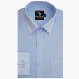 Plain Blue Shirt : Business
