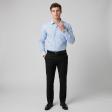 Plain Blue Shirt : Business
