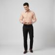 Plain Peach Shirt : Business