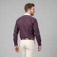 Checks Maroon Shirt : Business
