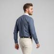 Checks Navy Blue Shirt : Business