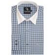 Checks Gray Shirt : Business