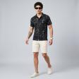 Print Black T-shirt : Regular