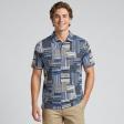 Print Blue T-shirt : Regular
