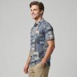 Print Blue T-shirt : Regular
