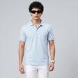 Print Blue T-shirt : Regular