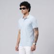 Print Blue T-shirt : Regular