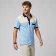 Combination Aqua Blue T-shirt : Regular