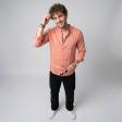 Plain Peach Shirt : Slim