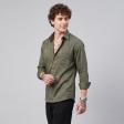 Self Design Green Shirt : Ditto