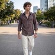 Self Design Brown Shirt : Ditto
