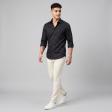 Self Design Black Shirt : Ditto
