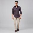 Stripes Maroon Shirt : Ditto