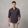 Stripes Maroon Shirt : Ditto