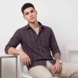 Stripes Maroon Shirt : Ditto