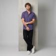 Print Blue Shirt : Ditto