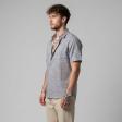 Print Blue Shirt : Ditto