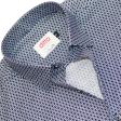 Print Blue Shirt : Party