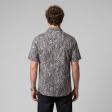 Print Blue Shirt : Party