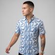 Print Blue T-shirt : Regular
