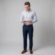 Stripes Blue Shirt : Business