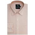 Checks Peach Shirt : Business