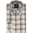 Checks Cream Shirt : Business