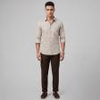 Self Design Fawn Shirt : Ditto