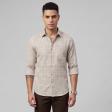 Self Design Fawn Shirt : Ditto