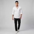 Self Design White Shirt : Ditto